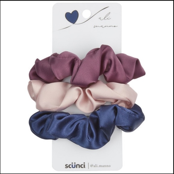 Scunchi x Ali Manno Hair Ties Scrunchies 3 Pack - Picture 3 of 5